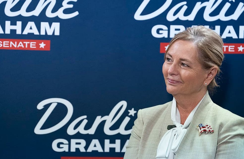 Lindsay Graham's sister Darline WINS South Carolina Principal after flub at gaffe-stricken discuss
