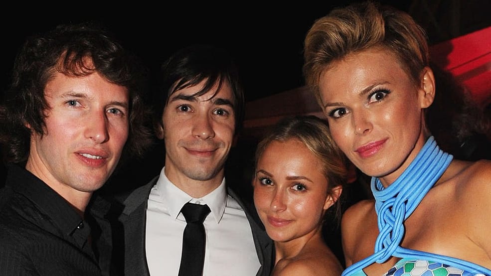 The pictures that sparked wild connectivity rumours: James Blunt mingles with Hayden Panettiere on a yacht in 2009 after he broke his silence on arguing he was the 'British singer' who the delayed actress was put into mattress with aged 18