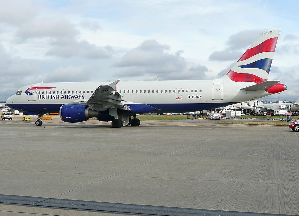 British Airways flight delayed after crew deploys emergency slide