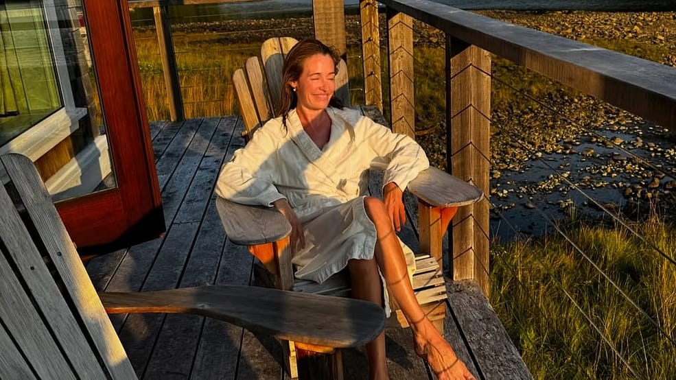 Cat Deeley participates a have a look at her summer season vacation as a individual mom at Canadian wildlife resort with the 2 sons she participates with ex Patrick Kielty