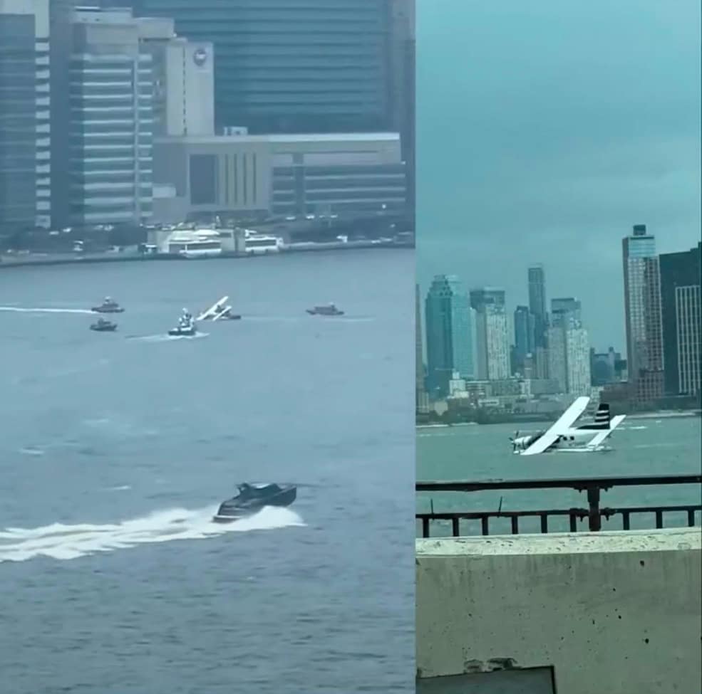 Seaplane Crashes Into New York City’s East River